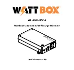 WattBox 250 Series Quick Start Manual preview
