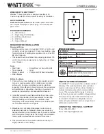 Preview for 1 page of WattBox WB-100-IW-2 Owner'S Manual