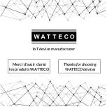 Preview for 10 page of WATTECO In'O 50-70-016 Quick Start Manual