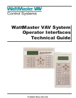 WattMaster VAV OE391-05 Technical Manual preview