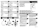 Предварительный просмотр 1 страницы Watts Industries BELUX Instructions For Installation And Operation