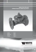 Watts Industries PR500 Instruction Manual preview