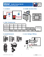 Preview for 1 page of Watts Industries Tekmar tekmarNet2 House Control 400 Quick Setup Manual