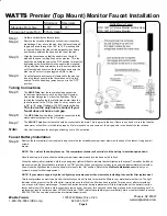 Preview for 6 page of Watts Premier B-RO5M-50 Installation, Operation And Maintanance Manual