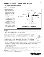 Preview for 1 page of Watts 1156F Series Installation Instructions