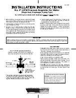 Preview for 2 page of Watts 127W Installation Instructions