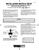 Предварительный просмотр 2 страницы Watts 127W Installation Instructions