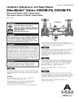 Watts 4000SS-FS Series Instruction, Installation, Maintenance And Repair Manual preview