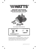 Watts 500800 Installation And Operating Instructions Manual предпросмотр