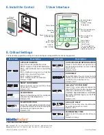 Предварительный просмотр 2 страницы Watts 654 Quick Setup Manual