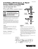 Предварительный просмотр 1 страницы Watts 800M4 Series Installation, Maintenance & Repair