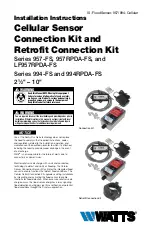 Watts 957RPDA-FS Series Installation Instructions Manual preview