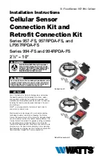 Preview for 1 page of Watts 957RPDA-FS Series Installation Instructions Manual