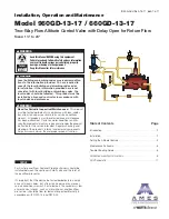 Watts 960GD-13-17 Installation, Operation And Maintenance Manual preview