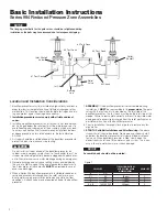 Предварительный просмотр 2 страницы Watts 994 Series Installation, Maintenance & Repair