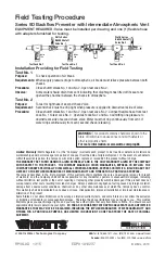 Предварительный просмотр 2 страницы Watts 9DS Series Quick Start Manual