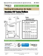 Preview for 1 page of Watts Aerco Modulex EXT Series Technical Application Manual