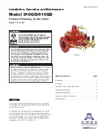 Watts AMES 605AD Installation, Operation And Maintenance Manual preview