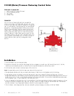 Preview for 2 page of Watts AMES 605AD Installation, Operation And Maintenance Manual