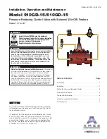 Watts AMES 610GD-15 Installation, Operation And Maintenance Manual preview