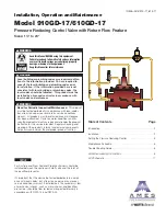 Watts Ames 610GD-17 Installation Operation & Maintenance предпросмотр