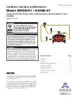 Preview for 1 page of Watts AMES 630GD-01 Installation, Operation And Maintenance Manual