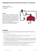 Предварительный просмотр 2 страницы Watts AMES 630GD Installation, Operation And Maintenance Manual