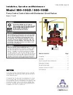 Preview for 1 page of Watts AMES 680-16GD Installation, Operation And Maintenance Manual