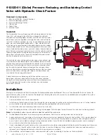 Предварительный просмотр 2 страницы Watts Ames 912GD-01 Installation Operation & Maintenance