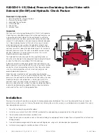 Предварительный просмотр 2 страницы Watts AMES 920GD-01-15 Manual