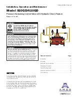 Предварительный просмотр 1 страницы Watts Ames 920GD Installation Operation & Maintenance