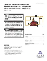 Preview for 1 page of Watts AMES 950GD-15 Installation, Operation And Maintenance Manual