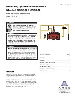 Preview for 1 page of Watts AMES 950GD Installation, Operation And Maintenance Manual