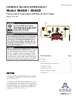 Preview for 1 page of Watts AMES 984GD Installation, Operation And Maintenance Manual