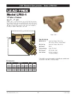 Preview for 13 page of Watts AMES LF681GD Series Manual