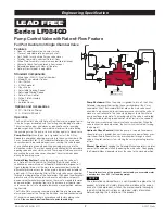 Preview for 2 page of Watts AMES LF684GD Series Manual