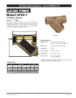 Предварительный просмотр 11 страницы Watts AMES LF685GD-20 Series Manual