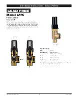 Preview for 8 page of Watts AMES LF920GD Series Specification, Installation, And Adjustments Manual