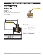 Preview for 9 page of Watts AMES LF920GD Series Specification, Installation, And Adjustments Manual