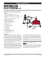 Preview for 2 page of Watts AMES LF960GD-15 Series Installation Manual