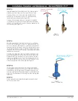 Предварительный просмотр 21 страницы Watts AMES M Series Installation, Operation And Maintenance Manual