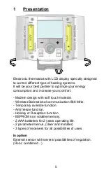 Preview for 5 page of Watts BT-DRF-02 User Manual