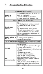 Preview for 16 page of Watts BT-DRF-02 User Manual