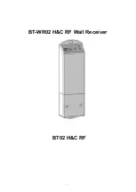 Watts BT02 H&C RF User Manual предпросмотр