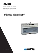 Предварительный просмотр 1 страницы Watts CIVIC4 Installation And Operation Manual