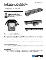 Предварительный просмотр 13 страницы Watts Dead Level Trench Drains Instructions For Installing