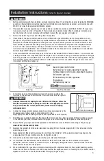Preview for 3 page of Watts Dormont 2650NPVF36 Installation And Operating Instructions Manual