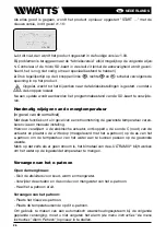 Preview for 110 page of Watts e-ultramix 1" Installation And Operation Manual