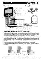 Preview for 37 page of Watts e-ultramix Series Installation And Operation Manual