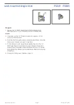 Предварительный просмотр 9 страницы Watts ENWARE FHS001 Installation And Maintenance Instructions Manual